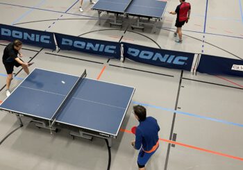 Tischtennistraining in unserer neuen Halle