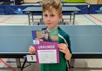 Leon beim Finale der bayerischen Mini-Meisterschaften