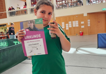 Lina beim Verbandsentscheid Mini-Meisterschaften am 03.05.2026
